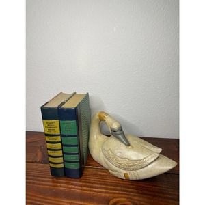 Vintage Wooden Handpainted Duck
